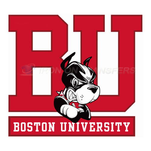 Boston University Terriers logo T-shirts Iron On Transfers N4017 - Click Image to Close